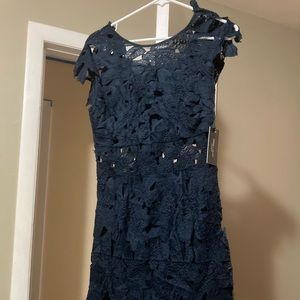 Navy blue dress
